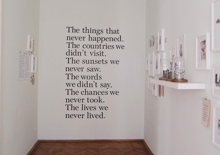 The Lives we never lived